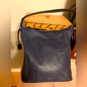 Radley London Leather Hobo Navy